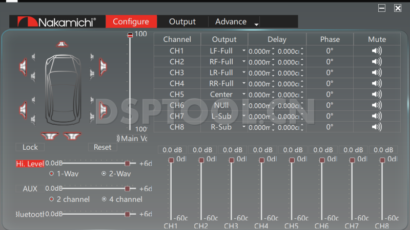 中道Nakamichi NDS480DSP电脑调音软件下载